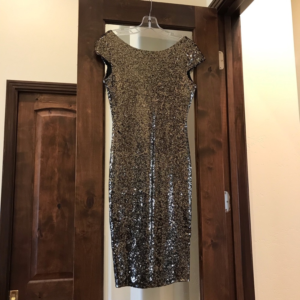Sequin Midi BodyCon Dress